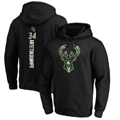 Giannis Antetokounmpo Milwaukee Bucks Playmaker Name & Number Pullover Hoodie Outlet