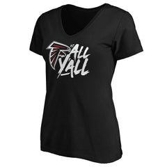 Atlanta Falcons Women's Falcons vs. All Y'all V-Neck T-Shirt