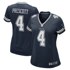 Dallas Cowboys Nike Dak Prescott Women's Game Team Jersey