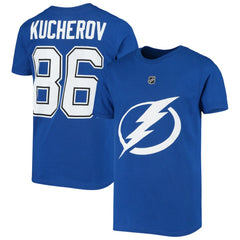 Nikita Kucherov Tampa Bay Lightning Youth Player Name & Number T-Shirt Online