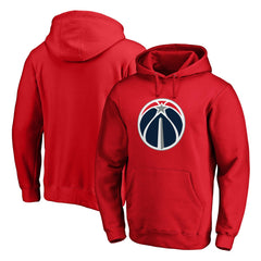Washington Wizards Icon Primary Logo Fitted Pullover Hoodie New
