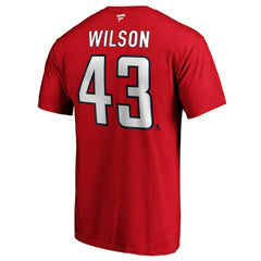 Tom Wilson Washington Capitals Fanatics Authentic Stack Player Name & Number T-Shirt On Sale