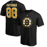 David Pastrnak Boston Bruins Fanatics Authentic Stack Player Name & Number T-Shirt Online