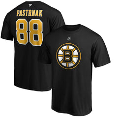 David Pastrnak Boston Bruins Fanatics Authentic Stack Player Name & Number T-Shirt Online