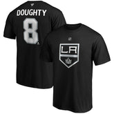 Drew Doughty Los Angeles Kings Fanatics Authentic Stack Name & Number Team T-Shirt On Sale