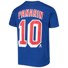 Artemi Panarin New York Rangers Youth Player Name & Number T-Shirt On Sale