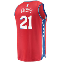 Joel Embiid Philadelphia 76ers Youth 2019/20 Fast Break Replica Player Team Jersey Discount