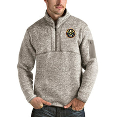 Denver Nuggets Antigua Fortune Quarter-Zip Pullover Jacket sale New