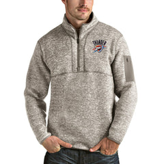 Oklahoma City Thunder Antigua Fortune Quarter-Zip Pullover Jacket Discount