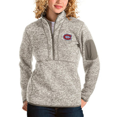 Montreal Canadiens Antigua Women's Fortune Half-Zip Sweatshirt Online