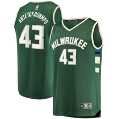 Thanasis Antetokounmpo Milwaukee Bucks Fast Break Replica Player Jersey Online