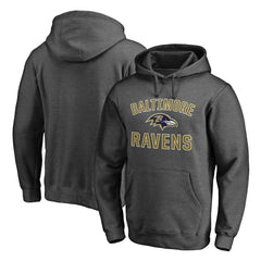 Baltimore Ravens Fanatics Big & Tall Victory Arch Logo Pullover Hoodie