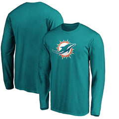 Miami Dolphins Fanatics Primary Logo Long Sleeve T-Shirt