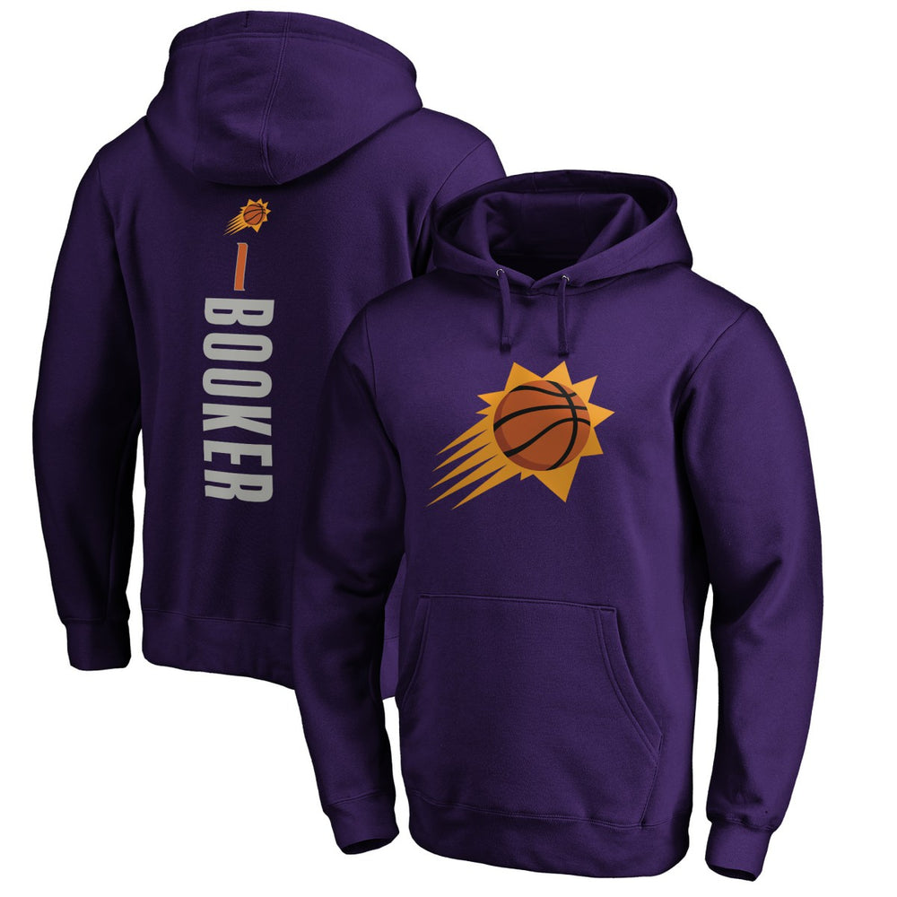 Devin Booker Phoenix Suns Playmaker Name & Number Pullover Hoodie For Sale
