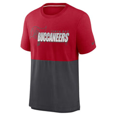 Tampa Bay Buccaneers Nike Fan Gear Colorblock Tri-Blend T-Shirt