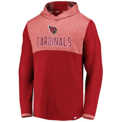 Arizona Cardinals Fanatics Iconic Marbled Clutch Hoodie Long Sleeve T-Shirt