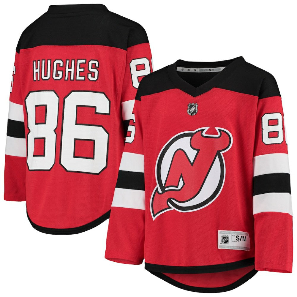 Jack Hughes New Jersey Devils Youth Home Player Replica Jersey On Sale