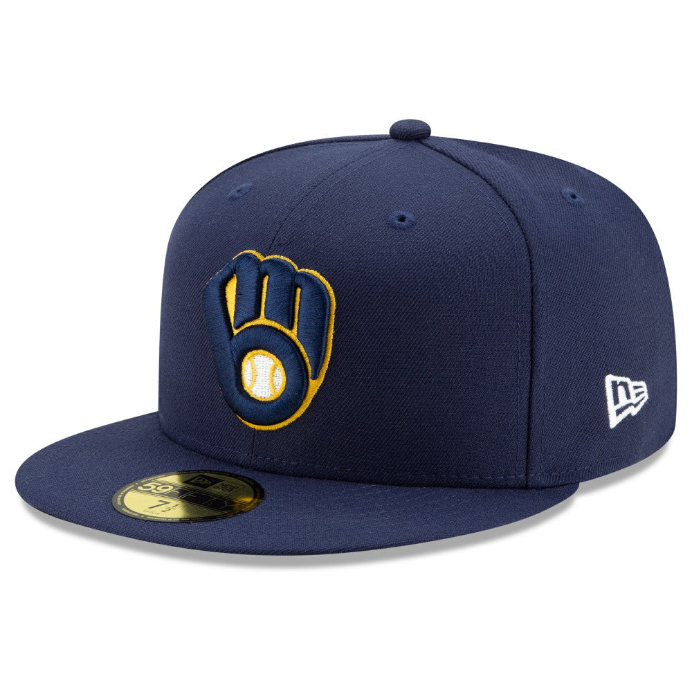 Milwaukee Brewers New Era Home Authentic Collection On-Field 59FIFTY Fitted Hat | MLB New