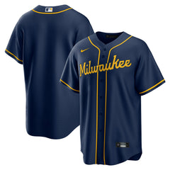 Milwaukee Brewers Nike Alternate Replica Team Jersey | MLB Outlet