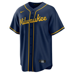 Milwaukee Brewers Nike Alternate Replica Team Jersey | MLB Outlet
