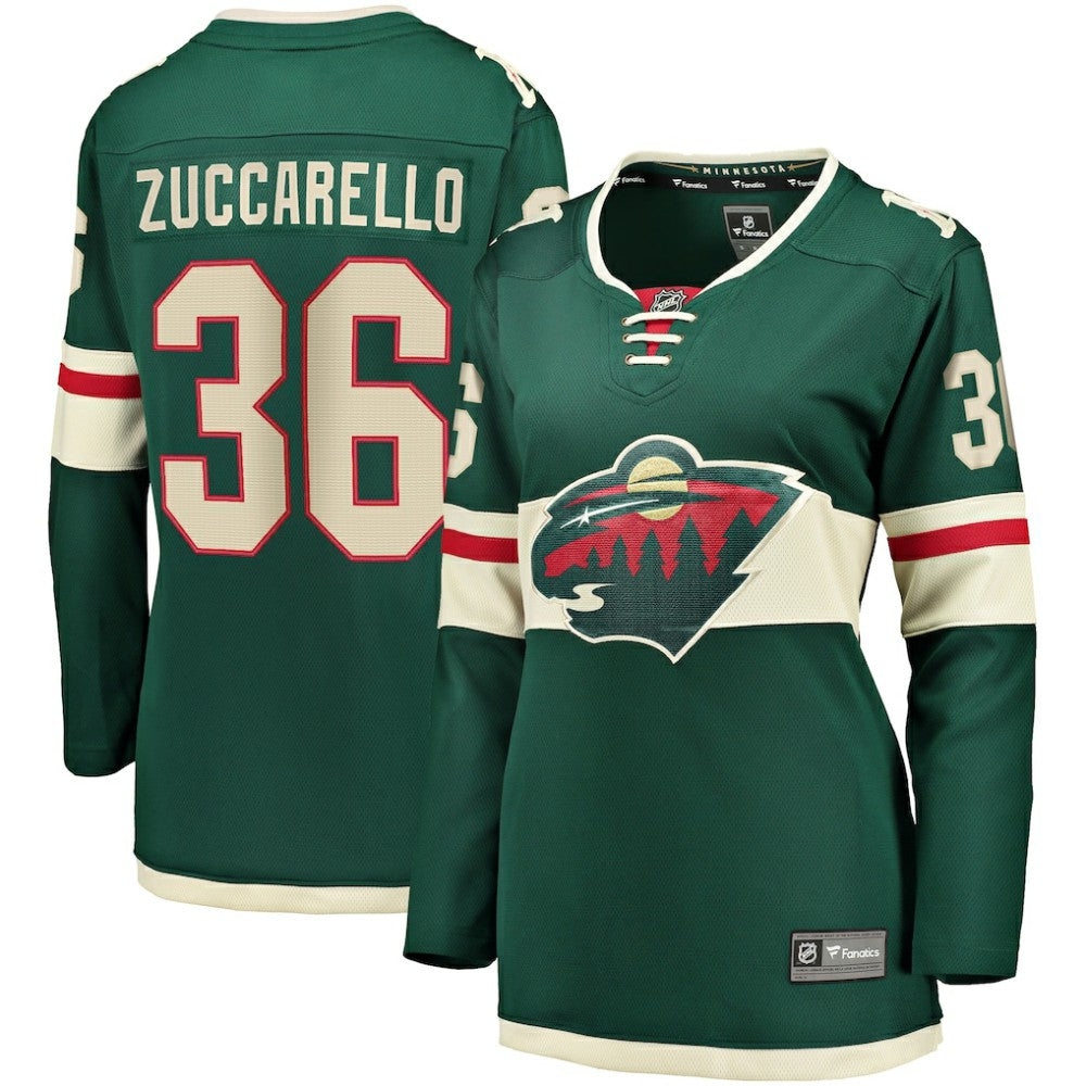 Mats Zuccarello Minnesota Wild Fanatics Women's Breakaway Player Jersey On Sale