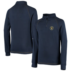Milwaukee Brewers Stitches Youth Raglan Quarter-Zip Jacket | MLB Shop