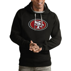 San Francisco 49ers Antigua Victory Pullover Hoodie