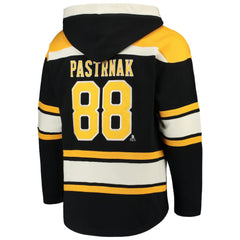 David Pastrnak Boston Bruins '47 Player Lacer Pullover Hoodie For Sale