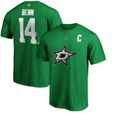 Jamie Benn Dallas Stars Fanatics Authentic Stack Player Name & Number T-Shirt Discount