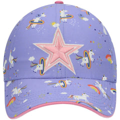 Dallas Cowboys 47 brand '47 Girls Preschool Unicorn Clean Up Adjustable Hat