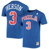 Allen Iverson Philadelphia 76ers Hardwood Classics Name & Number Player T-Shirt Online
