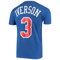 Allen Iverson Philadelphia 76ers Hardwood Classics Name & Number Player T-Shirt Online