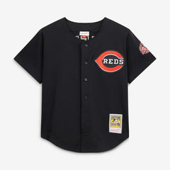 Ken Griffey Jr. Cincinnati Reds Mitchell & Ness Cooperstown Collection Mesh Batting Practice Button-Up Jersey | MLB Outlet