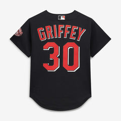 Ken Griffey Jr. Cincinnati Reds Mitchell & Ness Cooperstown Collection Mesh Batting Practice Button-Up Jersey | MLB Outlet