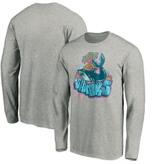 San Jose Sharks Graffiti Shark Long Sleeve T-Shirt Online