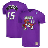 Vince Carter Toronto Raptors Hardwood Classics Stitch Name & Number T-Shirt Outlet