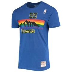 Dikembe Mutombo Denver Nuggets Hardwood Classics Stitch Name & Number T-Shirt sale Online