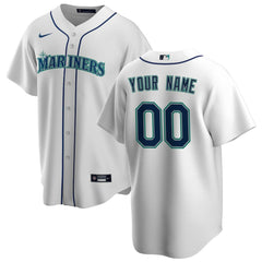 Seattle Mariners Nike Home Replica Custom Jersey | MLB New