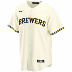Milwaukee Brewers Nike Home Replica Custom Jersey | MLB New