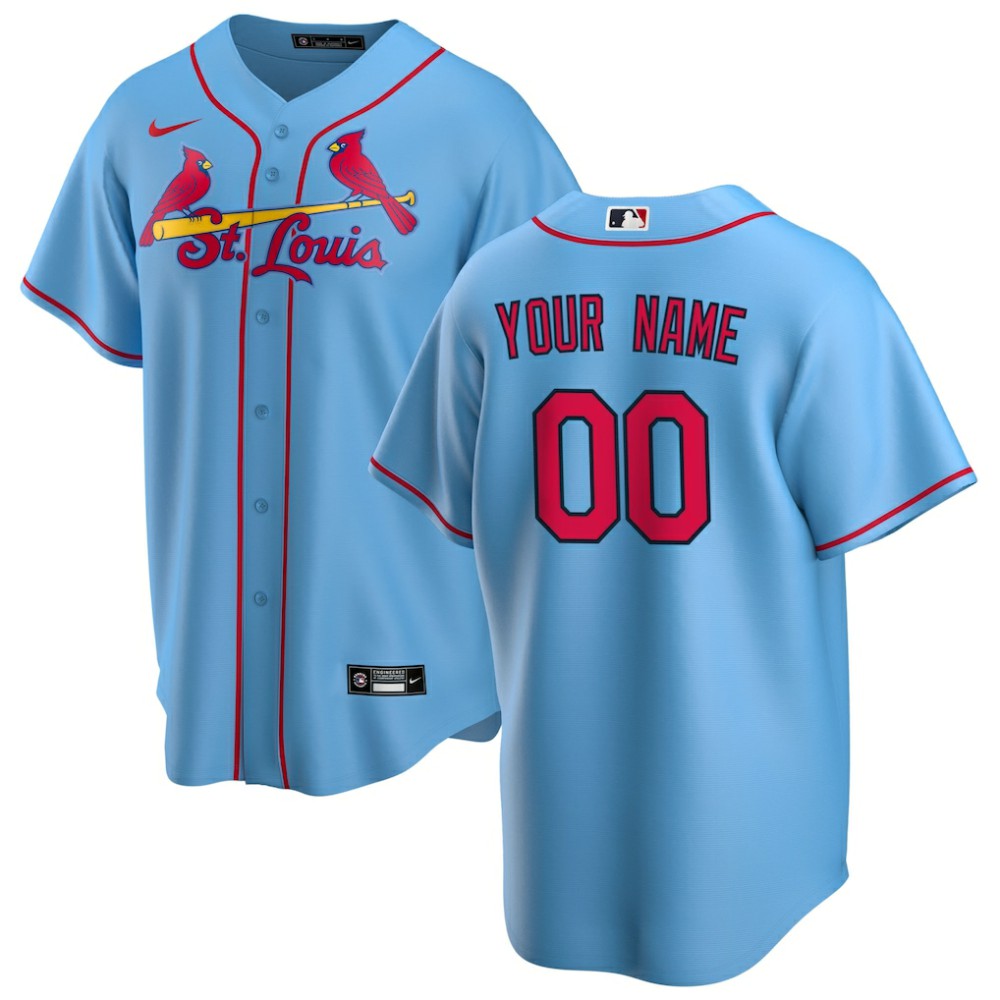 St. Louis Cardinals Nike Alternate Replica Custom Jersey | MLB For sale