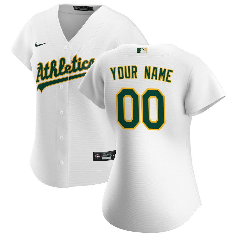 Athletics Nike Women's Home Replica Custom Jersey | MLB Outlet