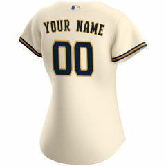 Milwaukee Brewers Nike Women's Home Replica Custom Jersey | MLB Discount
