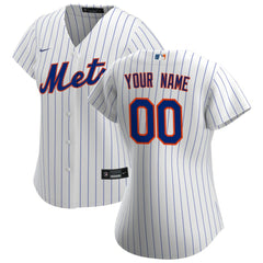 New York Mets Nike Women's Home Replica Custom Jersey | MLB On Sale