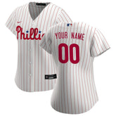 Philadelphia Phillies Women's Home Replica Custom Jersey - White