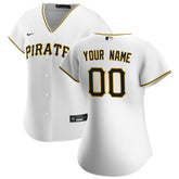 Pittsburgh Pirates Women's Home Replica Custom Jersey - White
