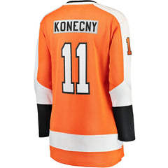 Travis Konecny Philadelphia Flyers Fanatics Women's Home Breakaway Jersey Outlet