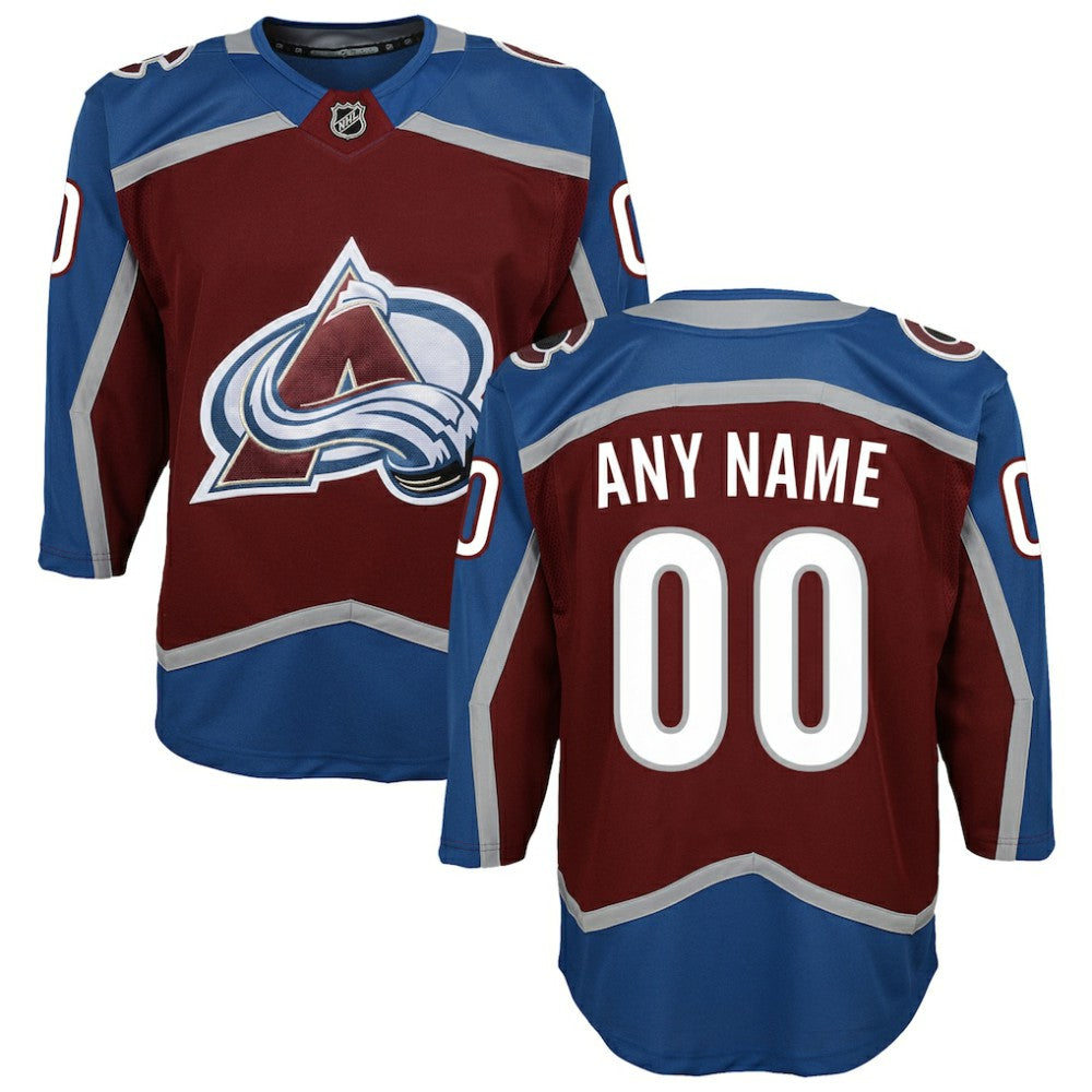 Colorado Avalanche Youth Home Premier Custom Jersey Online