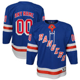 New York Rangers Youth Home Premier Custom Jersey On Sale