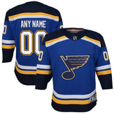 St. Louis Blues Youth Home Premier Custom Jersey Discount