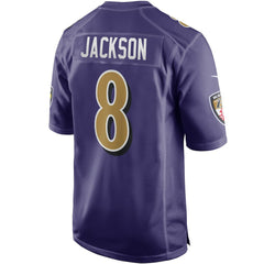Baltimore Ravens Nike Lamar Jackson Alternate Game Jersey